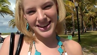 Cute teen babe Ally Ann hot POV sex video